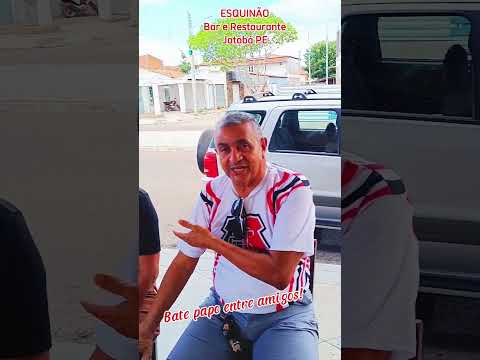 Bate papo entre amigos no Bar e Restaurante Esquinão em Jatobá PE. #jatoba #nordeste #pernambuco