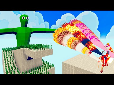 100x ZOMBIE + 2x GIANT vs 3x EVERY GOD   Totally Accurate Battle Simulator TABS