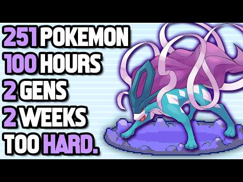 I Completed Pokemon Crystal's INSANE Pokedex