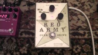 Video thumbnail for Sovtek RED ARMY overdrive Big Muff by Vintage Stompboxes