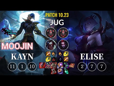 RNW Moojin Kayn vs Elise Jungle - KR Patch 10.23