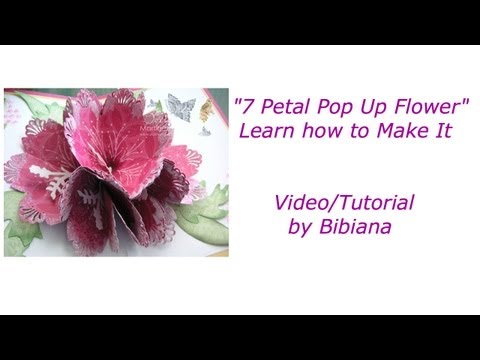 7 Petal Pop Up Flower Card