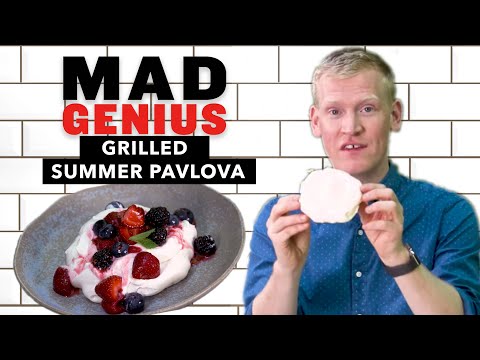 Grilled Summer Pavlova With Juicy Berries | Mad Genius