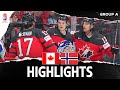 Highlights | Canada vs. Norway | 2024 #MensWorlds