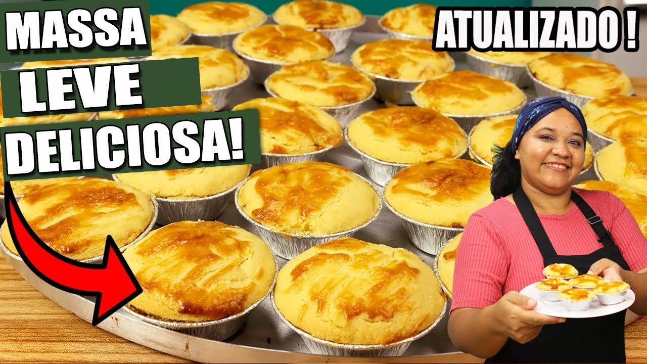 LUCRE 270%💲 Empada que Derrete na Boca Massa 3 INGREDIENTES + Dicas Congelamento e Venda atualizado
