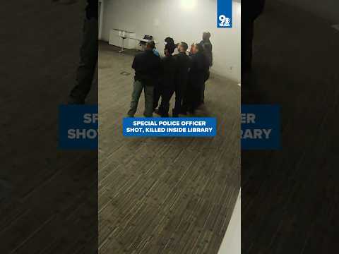 Special police officer shot, killed inside library