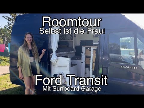 Kristina zeigt uns ihren selbstausgebauten Van I Roomtour Ford Transit Campervan