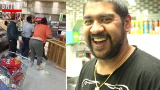 Angry ShopKeeper Watches Fried Chicken Fight [@AngryShopKeeper]