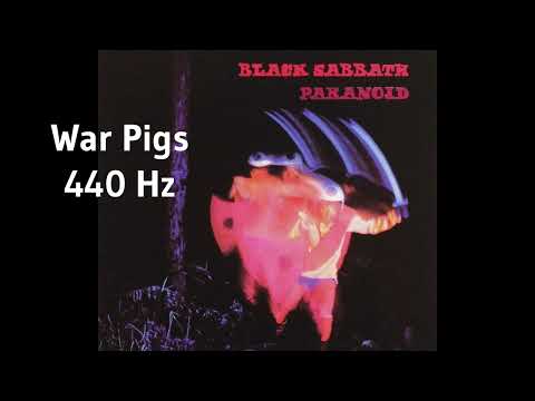 Black Sabbath - War Pigs (440 Hz - Standard tuning)