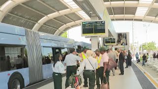 Miami-Dade launches first bus rapid transit line, promising faster, cooler rides for commuters
