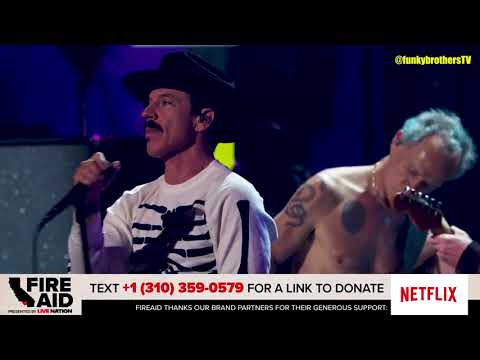 Red Hot Chili Peppers -  Under the Bridge LIVE at FireAid Benefit Concert 2025