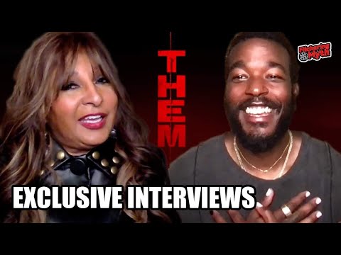 Pam Grier, Luke James, and the team of THEM: THE SCARE | Exclusive Interview