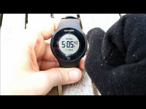Garmin Forerunner 610 Touch Screen Glove Test