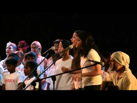 Gayatri mantra by Children choir of Auroville