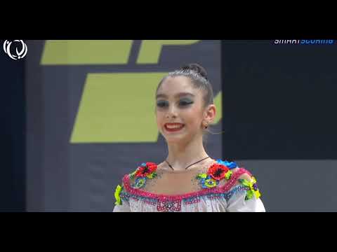 Alina Gozalova (AZE) Junior Clubs QF European RGCH Kyiv2020