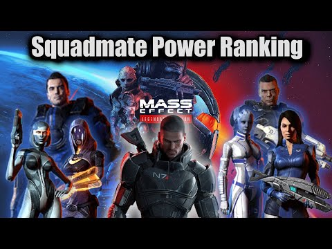 Commander Shepard Ranks The Strongest Mass Effect Squadmates