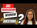 Chinese Government Scholarship।।CSC Scholarship Interview Questions 2023।।Study in China