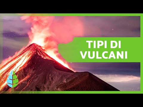 Quanti TIPI di VULCANI esistono  🌋 a seconda della sua Forma, Eruzione o Attività