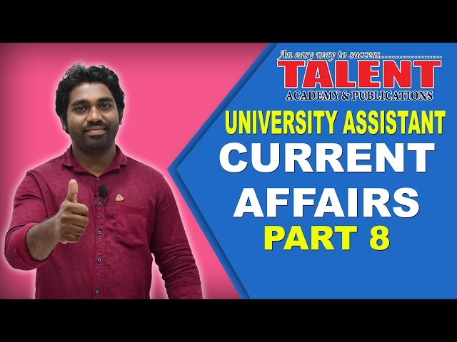 Current Affairs in Malayalam for Kerala PSC Exams 2018 | TALENT ACADEMY