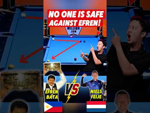 Efren ‘Bata’ Reyes vs Niels Feijen – Kickshot & Safety Masterclass!