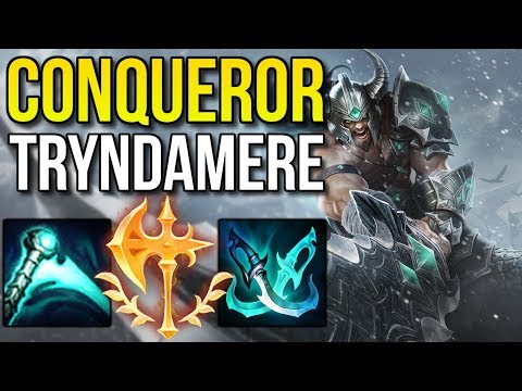 NEW CONQUEROR RUNE WAS MADE FOR TRYNDAMERE! | OP Tryndamere Rune - League of Legends