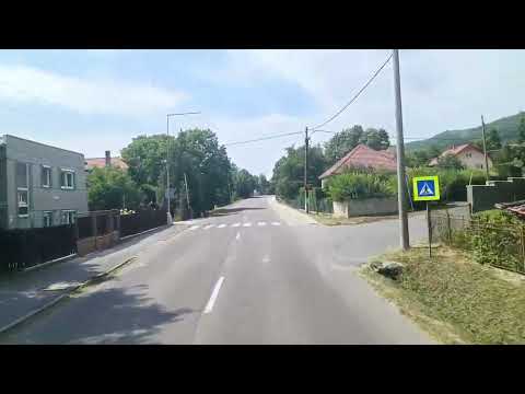 Driving in Slovakia, route 428 - 512 Zarnovica