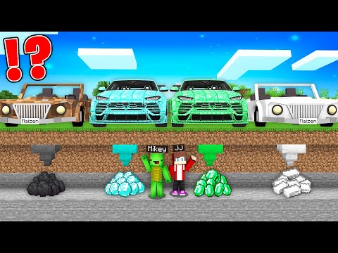 4 Ways to Steal TREASURE From CARS Security Houses in Minecraft (Maizen Challenge)