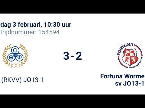 20240203 dem jo13-1 - Fortuna Wormerveer jo13-1