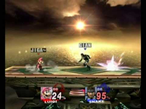 JIGA(luigi) vs GIAN(snake)