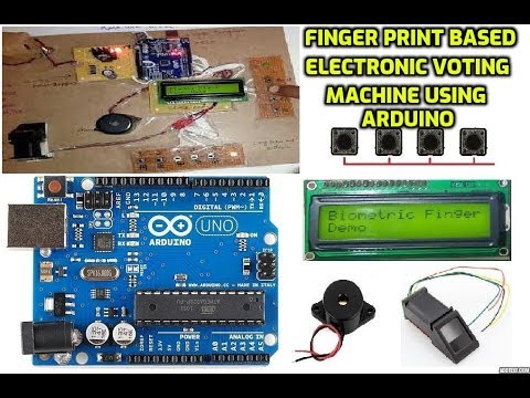 Fingerprint Based Electronic Voting Machine Using Arduino