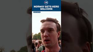 Norway Football Team Receives Hero's Welcome in Oslo After World Cup Run