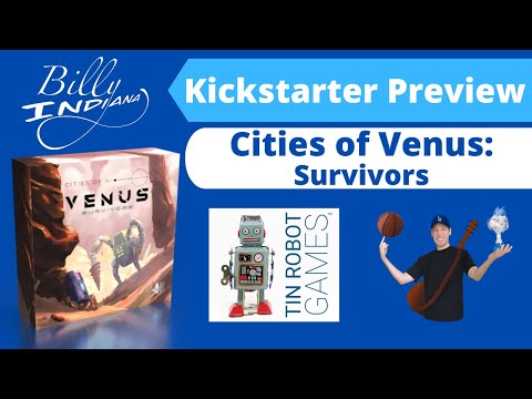 Cities of Venus: Survivors Board Game Spotlight (Kickstarter Preview) 