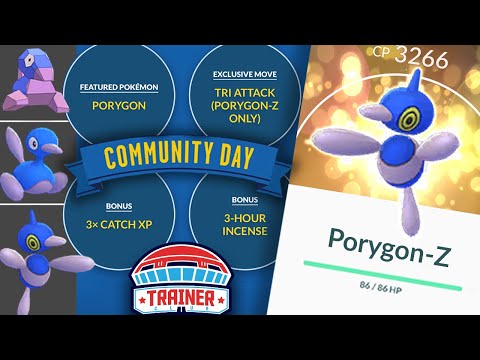 RARE SHINY! TOP 5 TIPS to MAX *SHINY PORYGON* COMM DAY + 3x CATCH XP & TRI ATTACK | POKÉMON GO