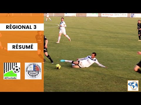 Résumé Régional 3 - L' AS TOURLAVILLE gagne son match  contre le FC AGON COUTAINVILLE