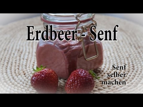 Erdbeer Senf Rezept süß trifft scharf