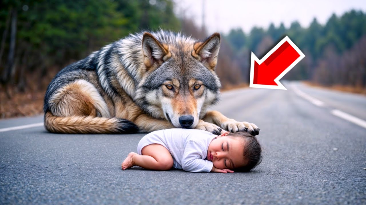 Ojciec porzuca swoje dziecko na pustej drodze, ale to, co zrobił wilk, zmieni wszystko