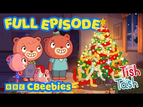 Christmas Tree 🎁 | Tish Tash Full Episode | Christmas Fun and Family Time | CBeebies
