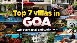 Top 7 Daily Rental Villas in Goa 😍 (With Contact Numbers & Price) 
