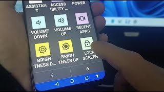 How to screen on off without power button in huawei