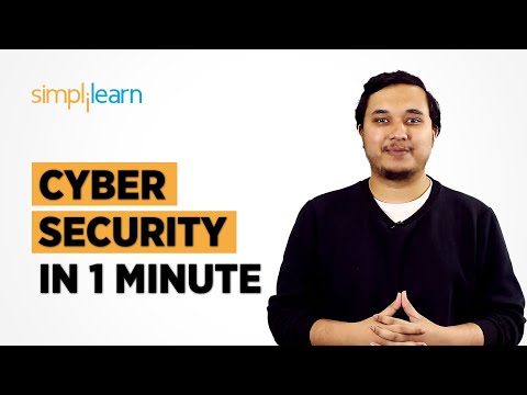 Cybersecurity in 1 Minute | What Is Cybersecurity? | Introduction to Cybersecurity | Simplilearn