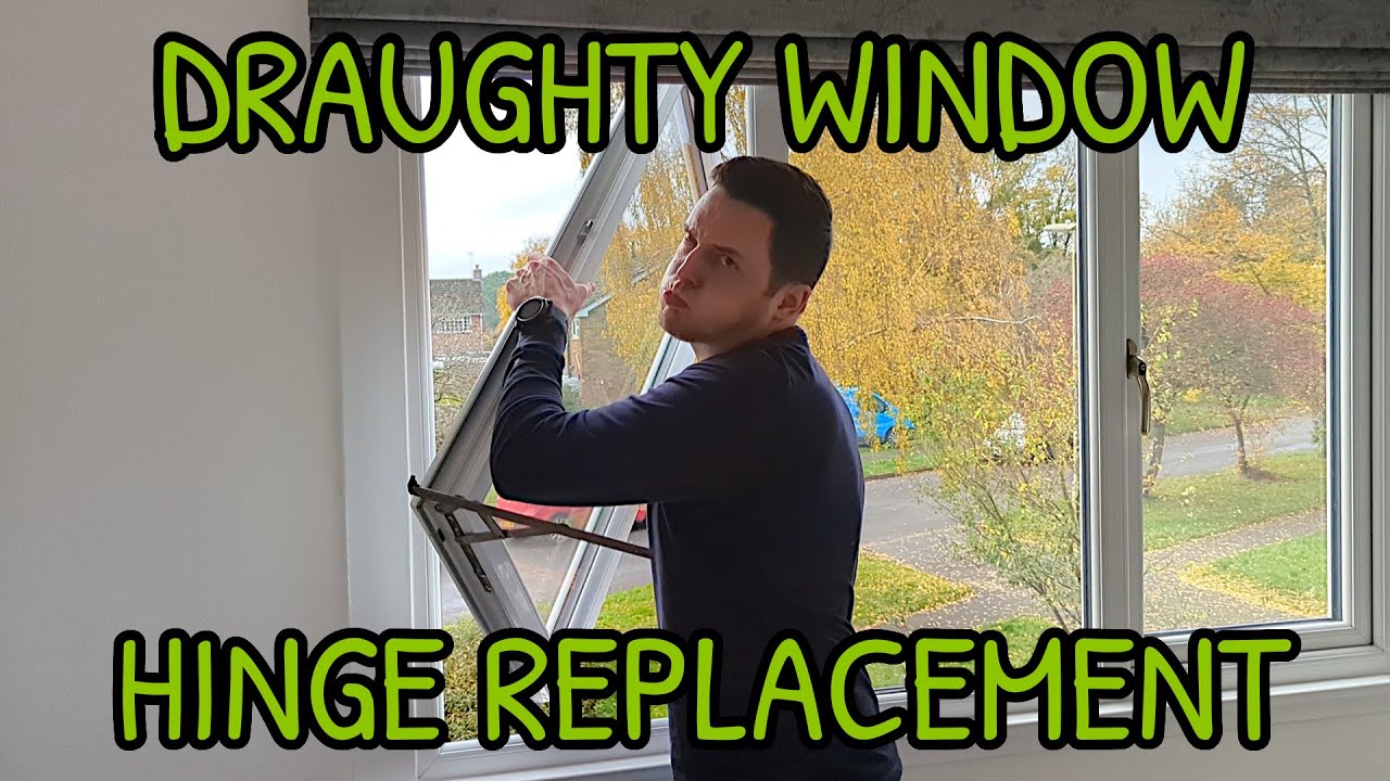 Draughty Window Not Closing Properly! UPVC Hinge Replacement
