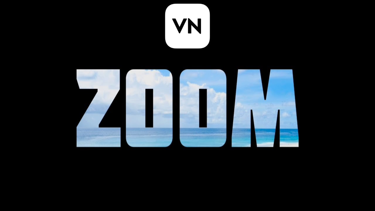 Create Zoom Through Text Effect with VN Video Editor !
