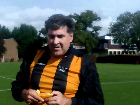 Half-time at the first BBC Veterans match of the season.