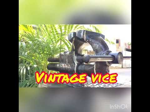 Heuer Front vise 150mm, Made in Germany, Forged steel vise, Antique vise, Vintage vise,