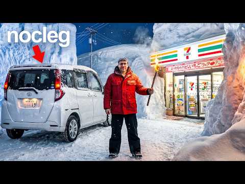 Przetrwałem NOC W AUCIE W NAJBARDZIEJ ZAŚNIEŻONYM MIEŚCIE ŚWIATA!