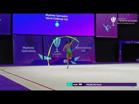 Fanni Pigniczki  - ribbon AA - World challenge cup cup cluj-Napoca 2022