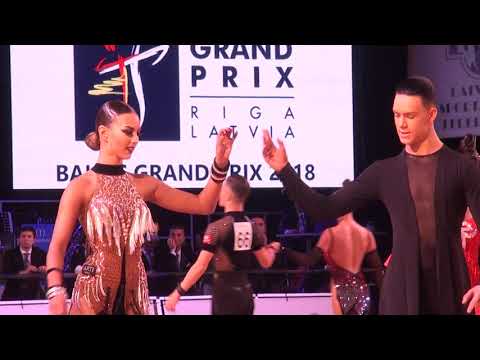 00360 WDSF WORLD YOUTH LATIN CHAMPIONSHIP 2018 1/4 final. Baltic Grand Prix 2018
