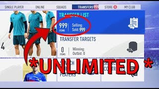 FIFA 19 *UNLIMITED* TRANSFER LIST GLITCH
