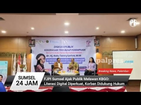 FJPI Sumsel Ajak Publik Melawan KBGO: Literasi Digital 