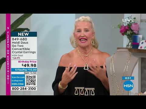 HSN | Heidi Daus Jewelry Designs Celebration 07.21.2023 - 12 PM